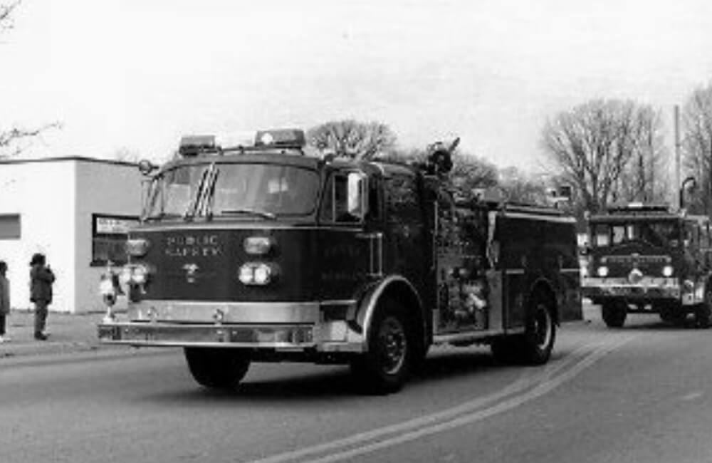 Vintage fire truck.